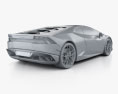 Lamborghini Huracan 2017 3D 모델 