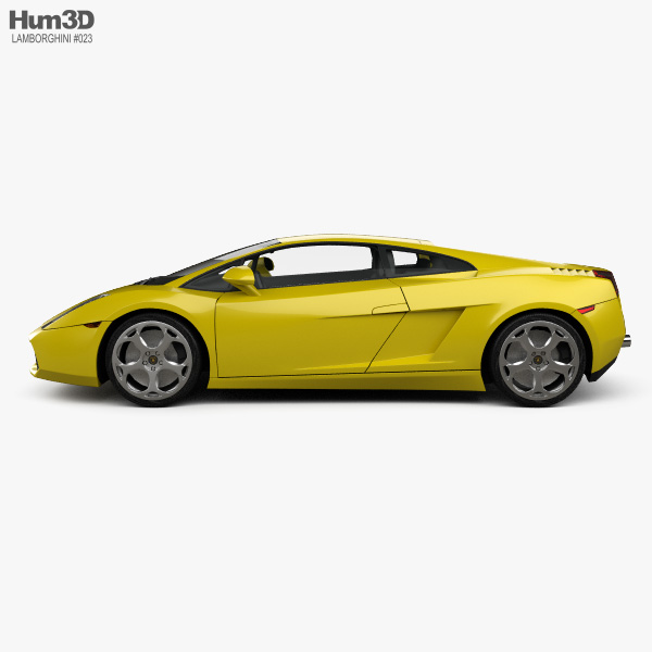 Lamborghini Gallardo 2003 3D model - Vehicles on Hum3D