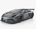 Lamborghini Gallardo LP 570-4 Super Trofeo 2016 3d model wire render