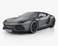 Lamborghini Asterion LPI 910-4 2017 3D 모델  wire render