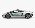 Lamborghini Aventador Police Dubai 2016 3d model side view