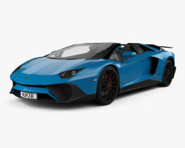 Lamborghini Aventador LP 750-4 Superveloce Roadster 2018 3D model