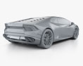 Lamborghini Huracan LP 580-2 2018 3D 모델 