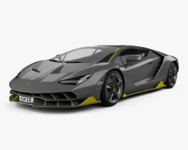 Lamborghini Centenario 2020 3D 모델 