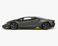 Lamborghini Centenario 2020 3D 모델  side view