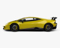 Lamborghini Huracan Performante 2020 3D 모델  side view