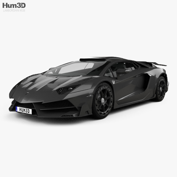 Lamborghini Aventador LP 750-4 Mansory Superveloce JS1 Edition 2018 3D model