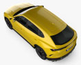 Lamborghini Urus 2020 3d model top view