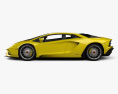 Lamborghini Aventador S 2020 3d model side view