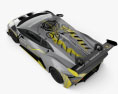 Lamborghini Huracan Super Trofeo Evo Race 2021 3d model top view
