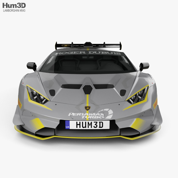 Lamborghini Huracan Super Trofeo Evo Race 2021 3D model - Vehicles on Hum3D