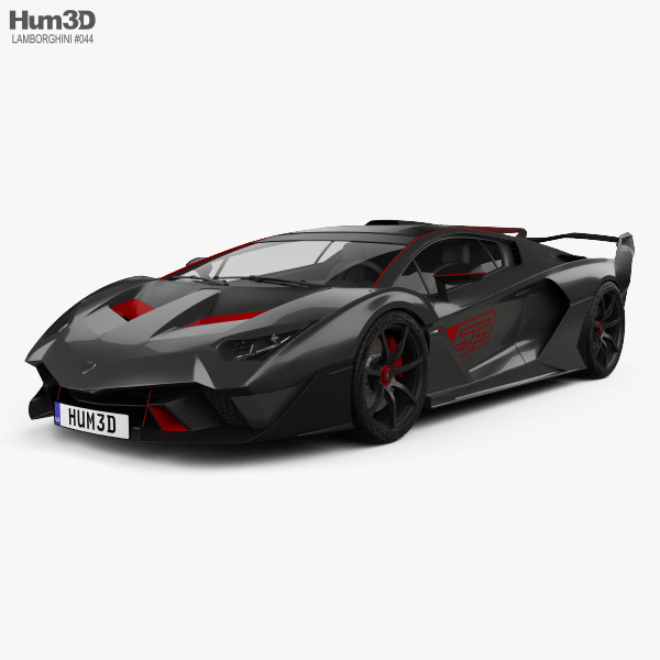 Lamborghini SC18 2021 3D 모델 