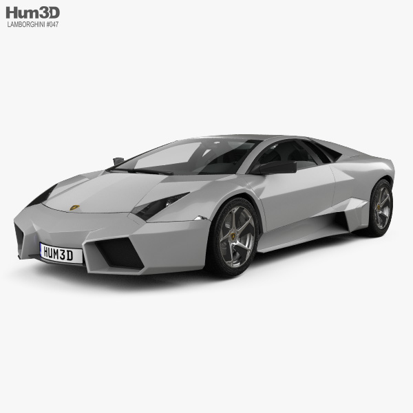 Lamborghini Reventon con interni 2009 Modello 3D