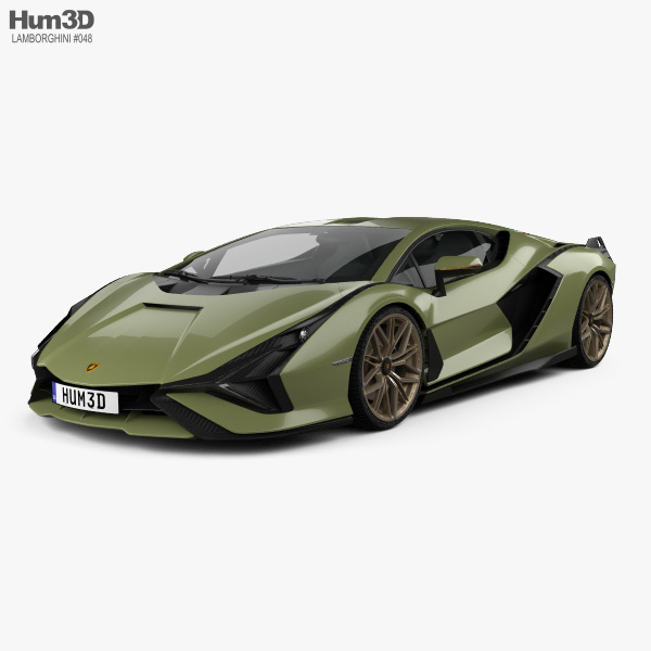 Lamborghini Sian 2022 3D модель