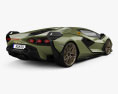 Lamborghini Sian 2022 3d model back view
