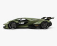 Lamborghini V12 Vision Gran Turismo 2021 3D-Modell Seitenansicht