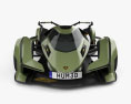 Lamborghini V12 Vision Gran Turismo 2021 3D-Modell Vorderansicht
