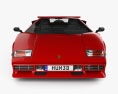 Lamborghini Countach Turbo 1985 3Dモデル front view