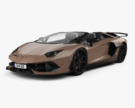 Lamborghini Aventador SVJ Roadster 2020 3D model