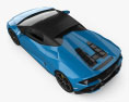 Lamborghini Huracan EVO RWD Spyder 2022 3D模型 顶视图