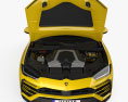 Lamborghini Urus mit Innenraum und Motor 2019 3D-Modell Vorderansicht