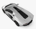 Lamborghini Countach (LPI 800-4) 2022 3D模型 顶视图