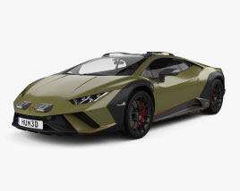 Lamborghini Huracan Sterrato 2023 3D модель