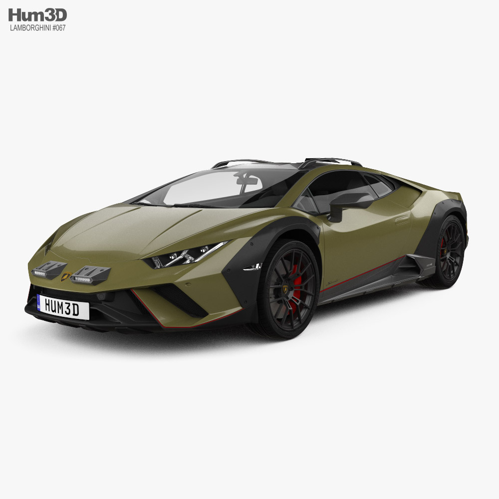 Lamborghini Huracan Sterrato 2023 3D 모델 