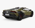Lamborghini Huracan Sterrato 2023 3D модель back view