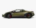 Lamborghini Huracan Sterrato 2023 3D модель side view