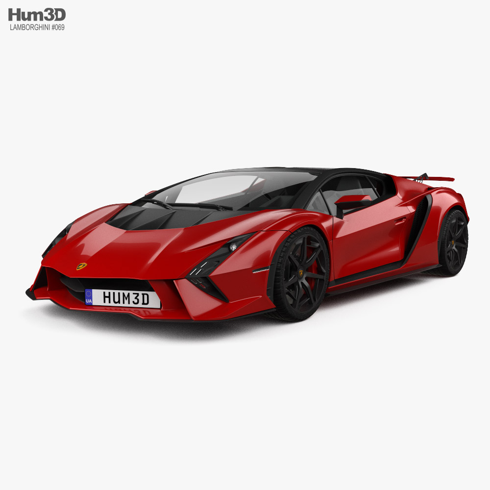 Lamborghini Invencible 2023 3D модель