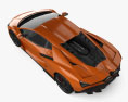 Lamborghini Revuelto 2024 3d model top view