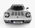 Lancia Stratos 1974 3D 모델  front view