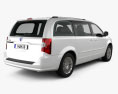 Lancia Voyager 2015 3d model back view