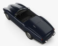 Lancia Aurelia GT Cabriolet 1954 3D-Modell Draufsicht