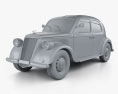 Lancia Ardea 1939 3D-Modell clay render