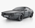 Lancia Montecarlo 1979 3D模型 wire render