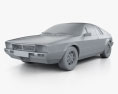 Lancia Montecarlo 1979 Modello 3D clay render