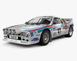 Lancia Rally 037 WRC Group B 1983 3D model