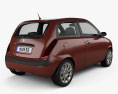Lancia Ypsilon 2005 Modelo 3D vista trasera
