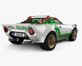 Lancia Stratos Rally 1972 3d model back view