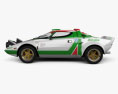 Lancia Stratos Rally 1972 3d model side view
