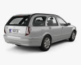 Lancia Lybra Wagon 2005 3d model back view