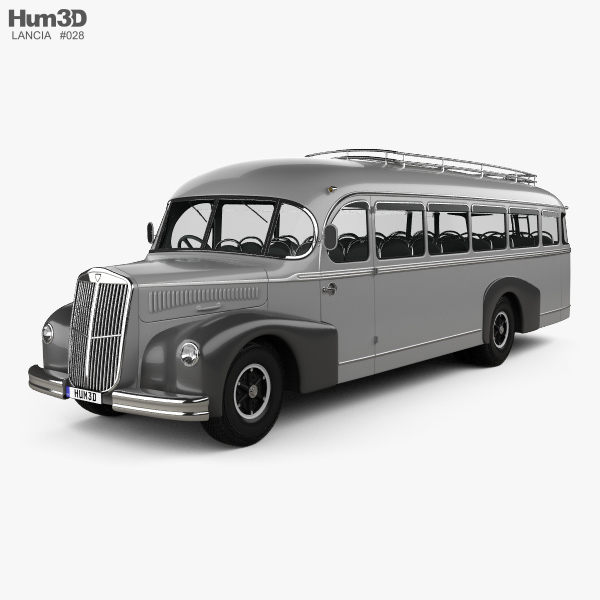 Lancia 3RO P Автобус 1947 3D модель