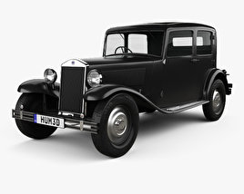 Lancia Augusta 1933 3D-Modell