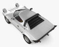 Lancia Stratos 带内饰 1974 3D模型 顶视图