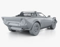 Lancia Stratos з детальним інтер'єром 1974 3D модель