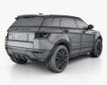 Land Rover Range Rover Evoque 2012 3D 모델 