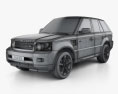 Land Rover Range Rover Sport 2012 3D-Modell wire render