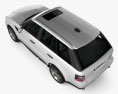 Land Rover Range Rover Sport 2012 3D-Modell Draufsicht